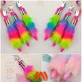 Unicorn Rainbow F_U_R 6 in 1 Ballpoint Pen for School Supplies Students Children Multi-Color Unicorn 6 Color Writing In 1 Pen. 