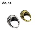 New Arrival Dragon Eye Cat Eyes Handmade Glass Dome Sauron Eye Jewelry Adjustable Vintage Rings. 