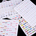 100Pairs/box Small Stud Crystal Star Heart Moon Earrings Sets For Women Girl Child Jewelry Accessories. 