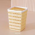 Small Desktop Trash Can Creative Mini Trash Can Hollow Home Office Kitchen Living Room Trash Garbage Cans for Kitchen Office Outdoor. 