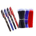 【ZOSR】33 Pcs/Set School Erasable Gel Pens Set 0.5 mm Fine Point Black/Blue/Red ink Ballpoint Pen Stationery Office Writing Supplies. 