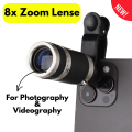 18X Zoom Lens for Mobile – Apexel HD Zooming Lens with 100x and 60x Zooming Capabilities, Tripod Included, Universal Zoom Lens for Mobile Camera, iPhone, and Android – Professional Telephoto Lens for Photography. 