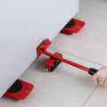 Imported Quality Furniture Mover Tool Transport Lifter Heavy Stuffs Moving Wheeled Roller Bar Set Roller Device Heavy Stuffs Moving Hand Tools. 