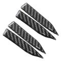 4 Pieces Anti-Scratch Trim Sticker,Carbon Fiber Rearview Mirror Protector Anti-Rub Strip Sticker Anti-Collision Strip. 