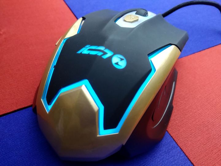 ICON-Z  RGB Gaming Mouse with DPI and Additional Buttons(Gift Free Tattoo Mouse Pad)  Reasonable Price