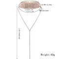 Hot Selling Rhinestone Choker Crystal Gem Chokers Collar Chocker Y necklace jewelry Accessories. 