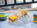 Set of 3 - Acrylic Spice Jar Set, Kitchen Condiment Container Set Clear Acrylic Airtight Seal Container With Lid Food Storage Jar. 