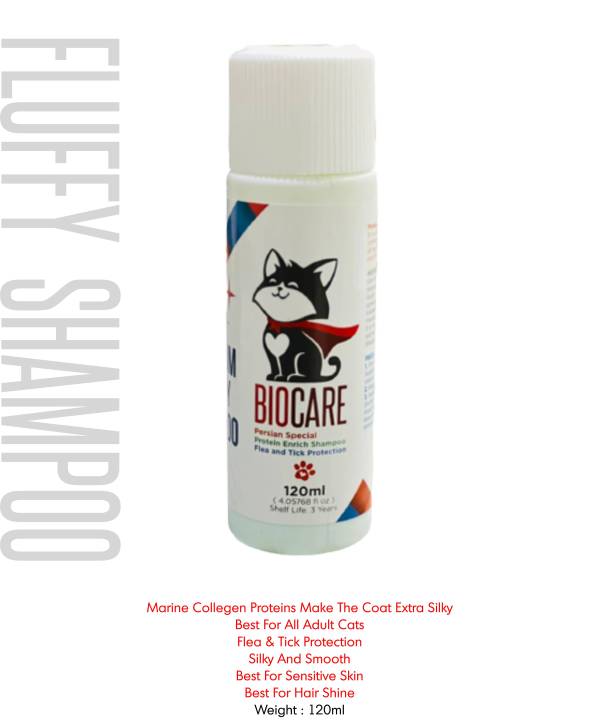 Cat & Kitten SHAMPOO - PERSIAN SPECIAL - BEST FOR ALL CATS AND KITTENS - 120ML