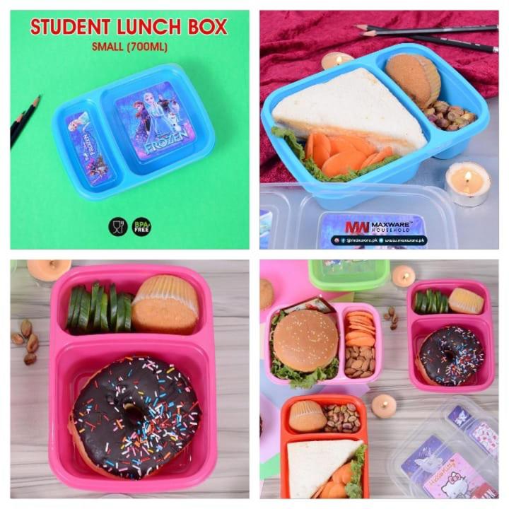 Kiddies Special S.K Student Lunch Box Small 700 ML (With Two Portions)