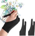 Artist Drawing Two Finger Gloves For Drawing Tabs Paper Sketching Display Art Painting Pad Pencil Graphics. 