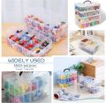 Plastic Stackable Jewellery Organizer Box for Women – Multi-Layer Transparent Storage Case – Modern Style – All Season. 