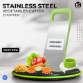 5 in 1 Multifunctional Stainless Steel Vegetable Cutter & Mandoline Slicer, Grater, Interchangeable Blades & Hand Protectors for Quick & Easy Kitchen Prep, Perfect for Onion, Potato, Salad & More – Compact & Efficient Gadget Ramzan Special - Malahim Store. 