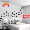 "30 Piece 3D Wooden Butterfly Set for Wall Decoration". 