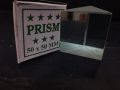 Optical Glass Triangular Prism 50x50 for Teaching Light Spectrum In Physics/ Angular/Deviation. 