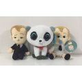 Plush Toy World cute boss baby toy Gifts Parent-child Interaction safety--Black. 