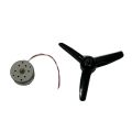 6-9V DC Motor of CD/DVD ROM with free Fan/propellar for DIY, Science & Electronics Projects. 