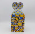 MINIONS GOODY BOX ( PACK OF 10 MINIONS THEME FAVOR BOX ). 