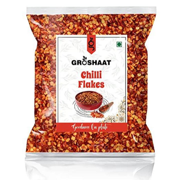 Groshaat Hand Beaten Chilli Flakes -200gm (Pack Of 1)