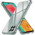 Samsung Galaxy A22 4G Soft Silicone Back Cover TPU Transparent Case With Camera Protection. 