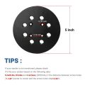 5 Inch 8 Hole Hook Replacement Pad for Rigid, Fit for Ridgid R2600 and R2601 Random Track Sander Backing Pad. 