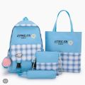 2024 New 4 Pcs Sets   School Backpack Women's Backpacks Schoolbags. 