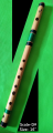 D Sharp Medium Scale Side Blown Bamboo Bansuri Flute. 