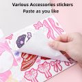 Dress Up Sticker Kids Lovely Angel Elf Girl Quiet Book Princess Style Dolls Change Clothes Scrapbooking Craft Kids Make Up Gift for Girl Educational Toys Handicraft Girls Gift. 