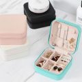 Mini Jewelry Travel Case,Small Travel Jewelry Organizer, Portable Jewelry Box Travel Mini Storage Organizer Portable Display Storage Box For Rings Earrings Necklaces Gifts. 
