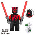 New ingle ale tar War Figure Building Block Darth Maul Obi-Wan Rey Kylo Ren Clone Trooper Minifigure Children Toy TV6104. 