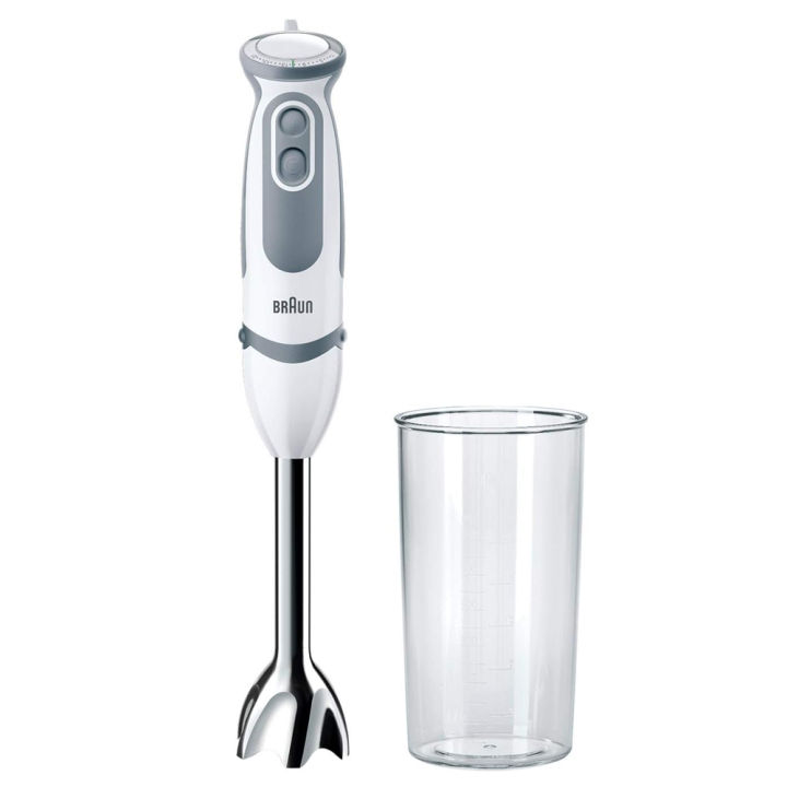 Braun 1000W House Hold Hand Blender, Plastic, White/Grey MQ5200