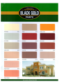 Weather Shield Exterior Wall Paint 100% Acrylic Based For Exterior Walls & Ceilings All Colors & All Sizes Available |Black gold Weather King |. 