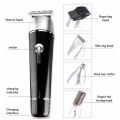 Professional 10 in 1 Electric Hair Clipper Nose Ear Body Trimmer Shaver - ( Model 1015 ) Rechargeable Trimming Cutting Machine Beard Styling - Waterproof Imported Grooming Kit 1015 Trimmers Shavers. 