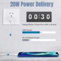 20W PD fast charger For iPhone 12 Pro Max 11 Pro Max X Max  Google pixels Xiaomi USB C C2L Adapter EU Travel charger QC 4.0 QC3.0 for Apple 11 cables Charger with Box. 