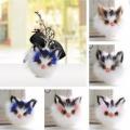 Beautiful Furry Cute Cat Face Keychain Original | Key Holder | Fancy Key-chain. 