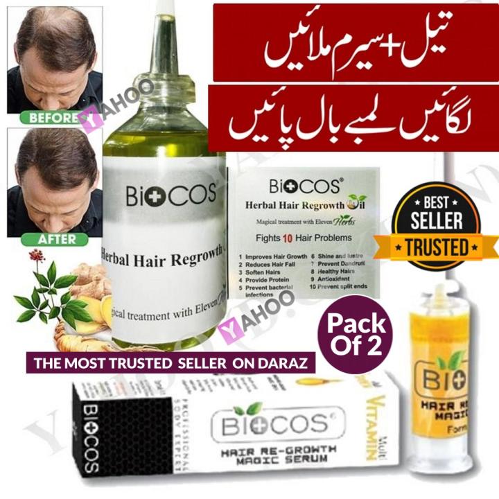 Biocos Hair Regworth Oil With Hair Growth Serum