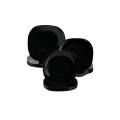 Luxury Black Marble 18-Piece Dinner Plate Set – 6 Rice Plates, 6 Deep Plates, 6 Quarter Plates, Premium Marble Dinnerware Set, Elegant and Sophisticated Tableware. 
