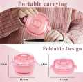 3 in 1 Compact Foldable Silicone Wax Heater: Easy-to-Use Electric with Lid for Gentle Hair Removal - 400 ml Capacity Silicone Wax Warmer Pot Paraffin Wax Warmer For Women & Men. 