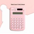 RHS Online Sanrio Kuromi Mini Portable Calculator Cute 8 Digits Button Battery Powered Student Calculators Macaron color. 