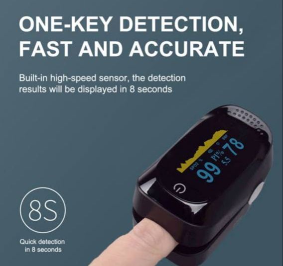 A2 Fingertip Pulse Oximeter – Reliable Oxygen & Pulse Monitoring with Energy-Saving OLED Display🩺