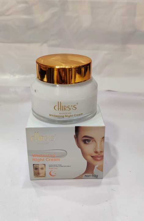 Chirs,s whitninh night cream moisturizing and nourishing