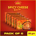 Pack of  Indonesian Noodles - Spicy Cheese Flavour - Instant Noodles - Hot And Spicy Noodles - Instant Fried Noodles - Flavour Noodles - Spicy Noodles (85gm). 
