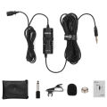 BOYA BY-M1 Lavalier Microphone for Smartphones Canon Nikon DSLR Cameras Camcorders Audio Recorder PC. 