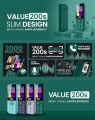 SEGO VALUE 200s - Without Camera - 2.0 inch Display - Dual Sim - 1000mAH Battery - PTA Approved - Auto Call recording - King Talker - Voice Changer - 1 Year Brand warranty. 
