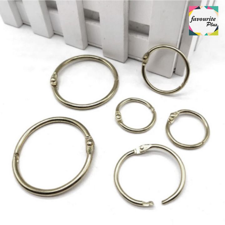High Quality 2/3/5/10Pcs Metal Ring Hinged Ring Binder 32mm DIY Albums Loose-leaf Book Hoops Opening Office Binding Supplie Photo Album