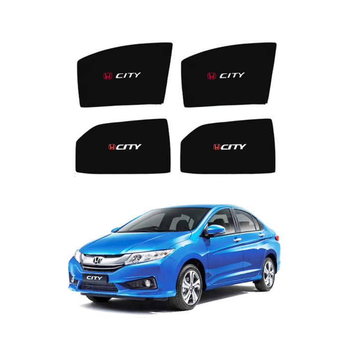 HONDA CITY Flexible Side Sunshade Protection with Logo Model 2021-2024