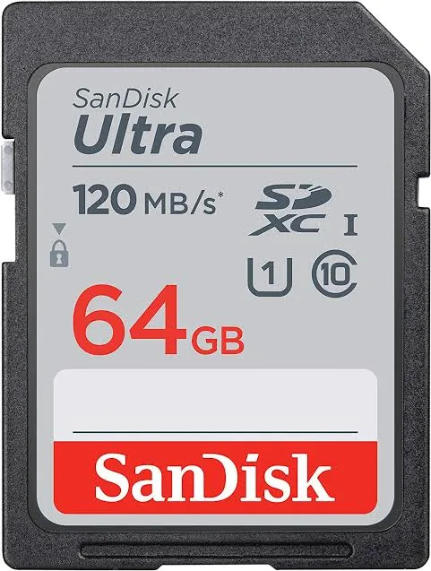 SanDisk%20Ultra%2064GB%20120MB/s%20SD%20Card%20Class10%20/%20SDXC%20/%20UHS-I%20/%20Memory%20Card%20-%20Image%204