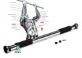 Iron Door Way Gym Bar - Silver - pull up bar. 