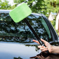 Car Window Cleaner Brush Kit Windshield Cleaning Wash Tool Inside Interior Auto Glass Wiper With Long Handle Car Accessories. 