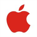 Apple Logo Sticker for Mobile. 