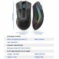 Redragon Storm Pro RGB Wireless Gaming Mouse M808-KS 16000 Dpi Ergonomic Programmable for Gamer mice laptop computer Wired and Wirelesses 2in 1 Gaming Mouse. 